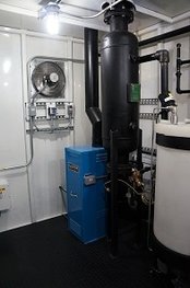 Boiler blowdown separator